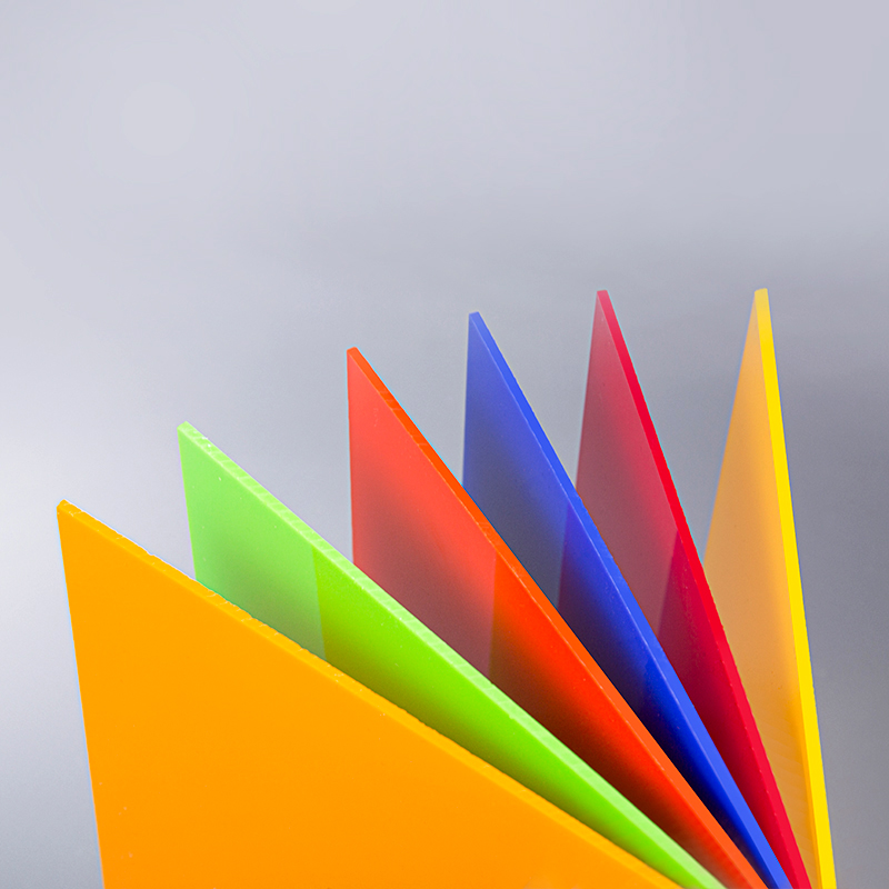 Kleurrijk acrylblad